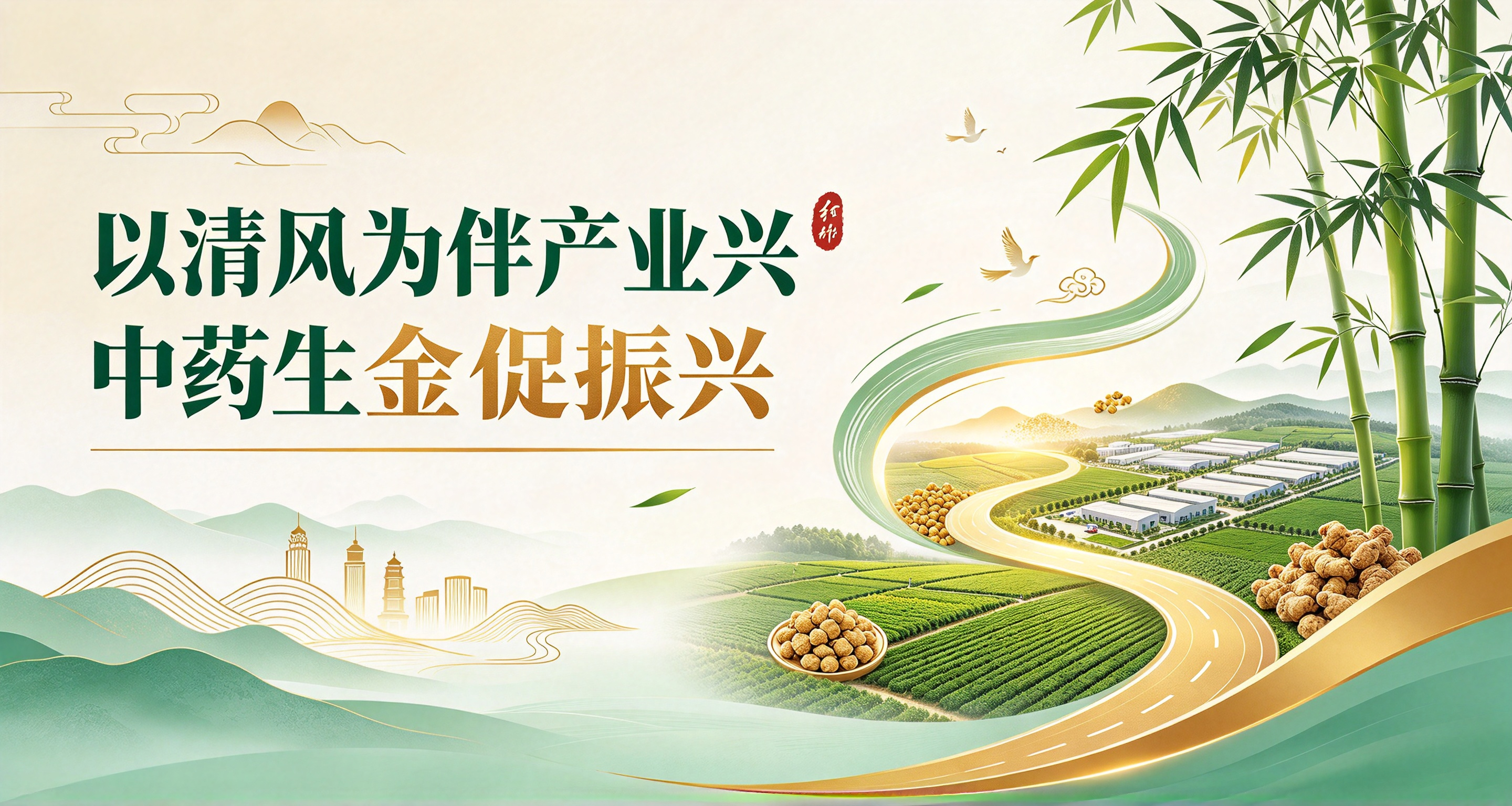 <strong>清风为伴产业兴丨中药生金促振兴</strong>